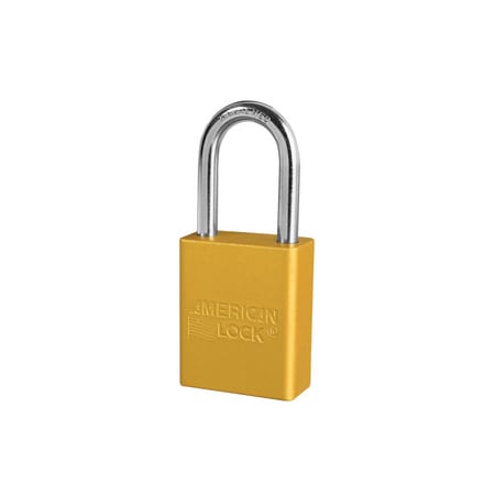 Master Lock Masterlock A1106Ylw Yellow Anodized Aluminum Safety Padlock,  A1106YLW